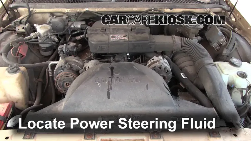 1993 Buick Roadmaster Estate Wagon 5.7L V8 Power Steering Fluid Add Fluid